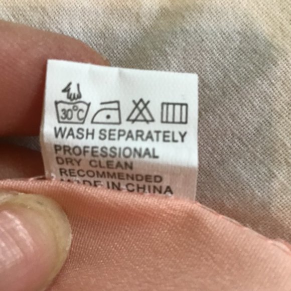 Eyelet Lace Peach Romper Dress with Cap Sleeves - Picture 10 of 10